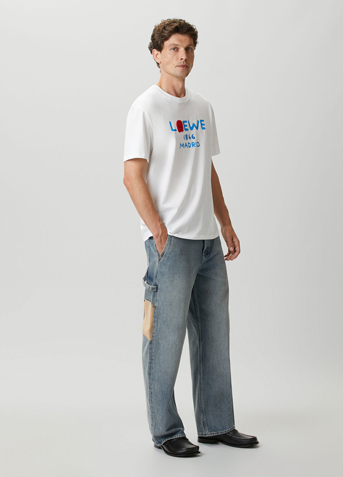 Loewe Regular Fit Mavi Jean Pantolon