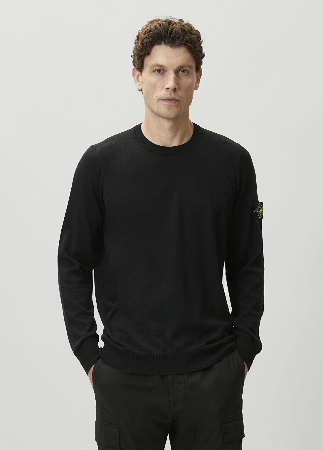 Stone Island Siyah Yün Kazak