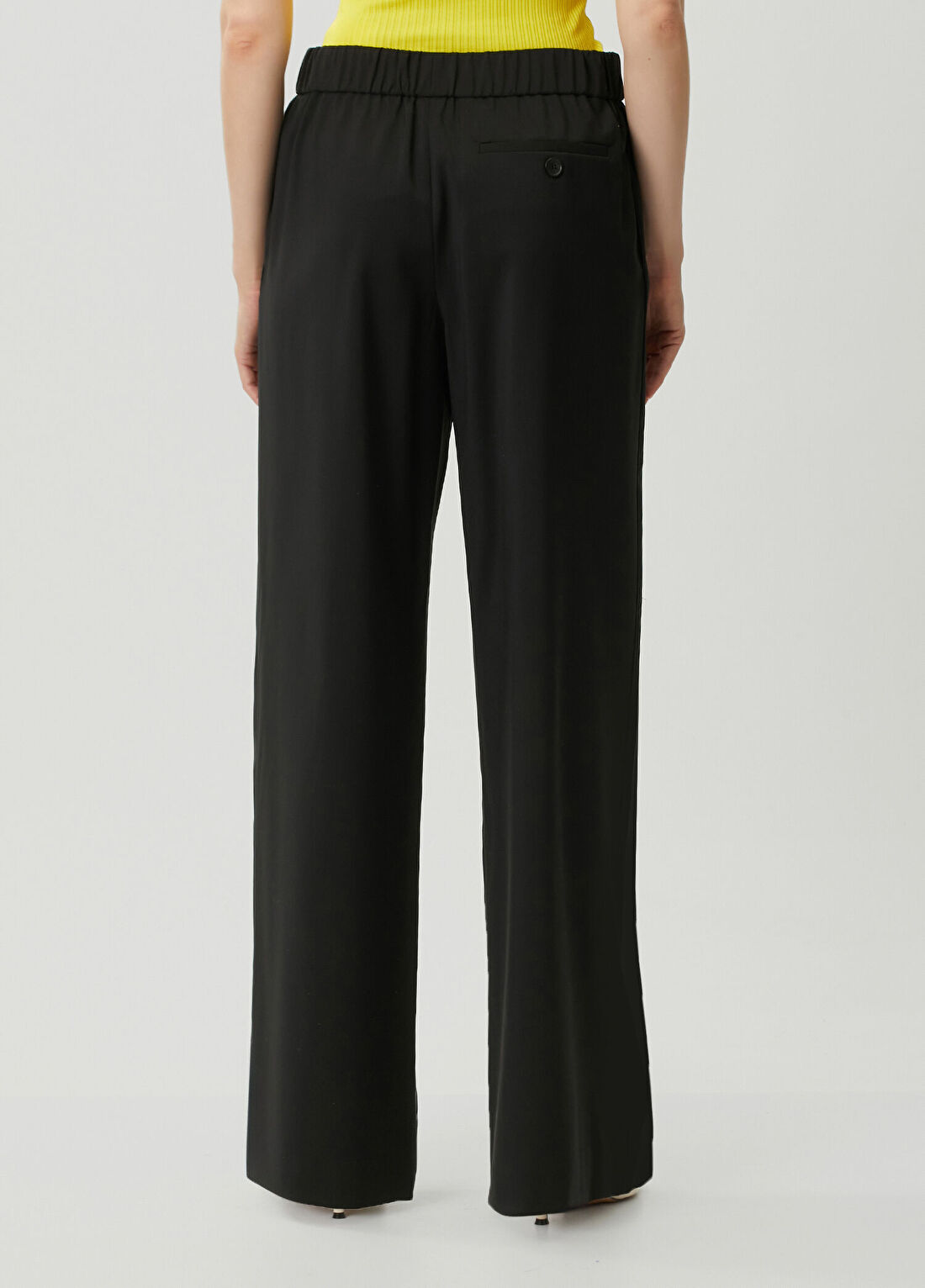 Loewe Regular Fit Siyah Yün Pantolon görsel 4