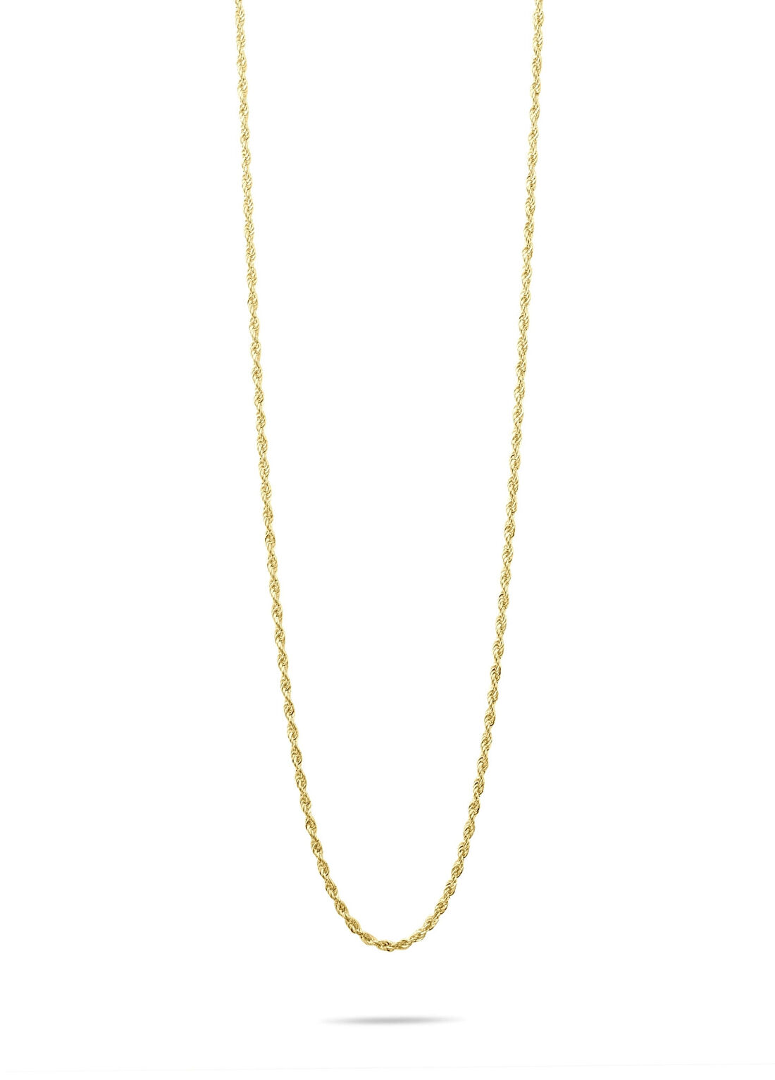 Safir Mücevher Burgu Zincir 14 Ayar Unisex Kolye