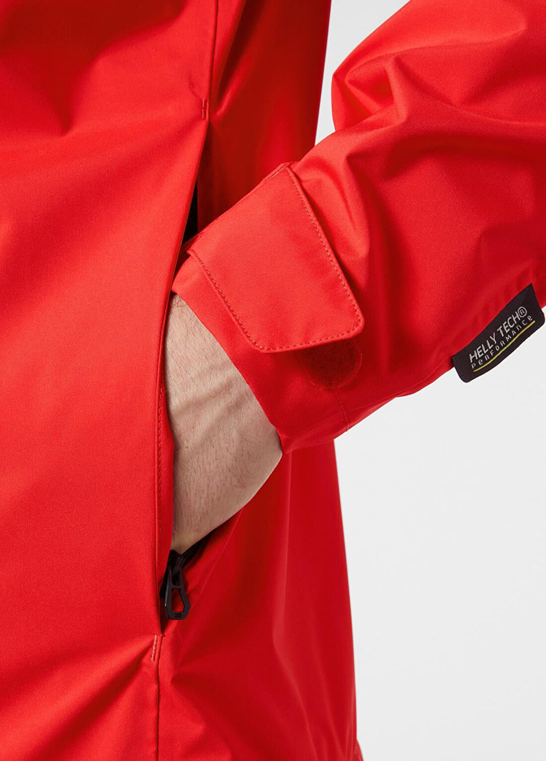 Helly Hansen Hp Racing Lifaloft Kapüşonlu Kırmızı Erkek Mont görsel 4