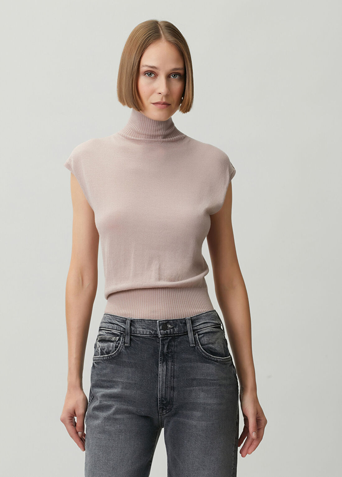 Rick Owens Pembe Yün Triko Bluz