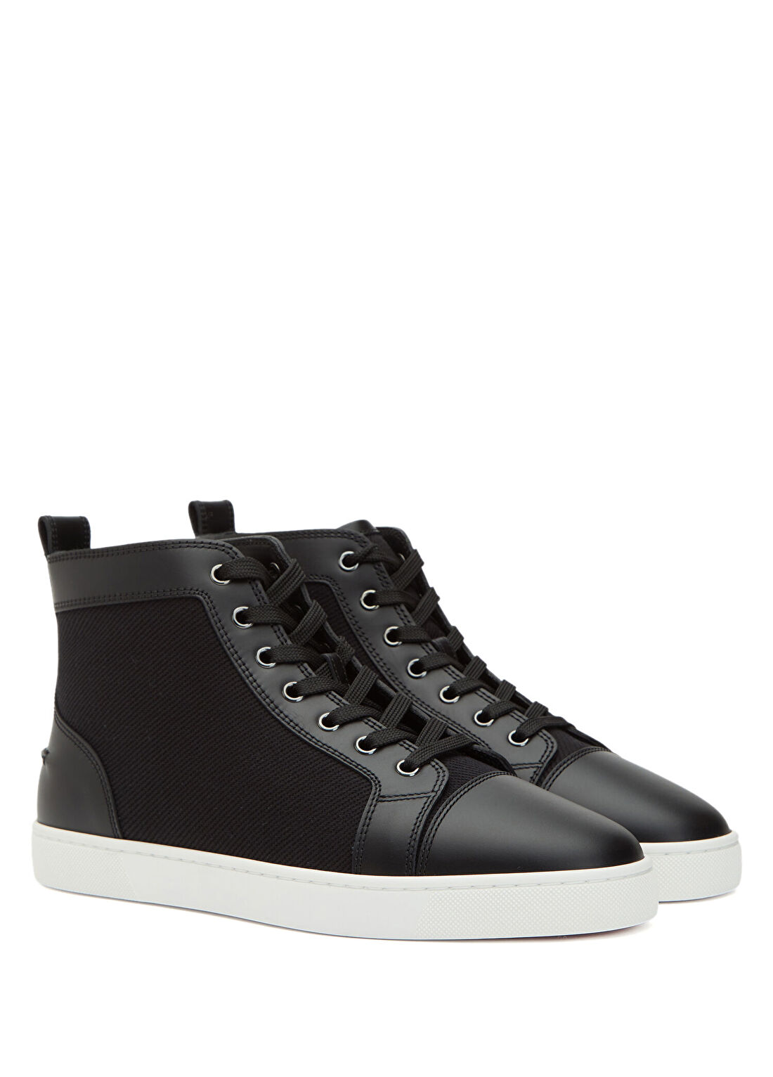Christian Louboutin Louis Siyah Erkek Deri Sneaker görsel 2