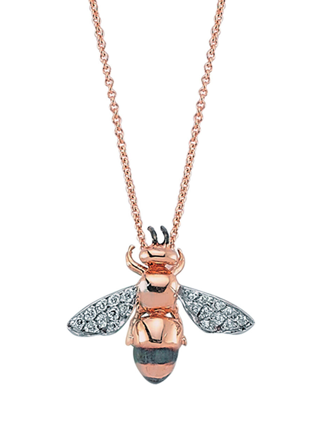 Bee Goddess Bee Kadın Altın Kolye