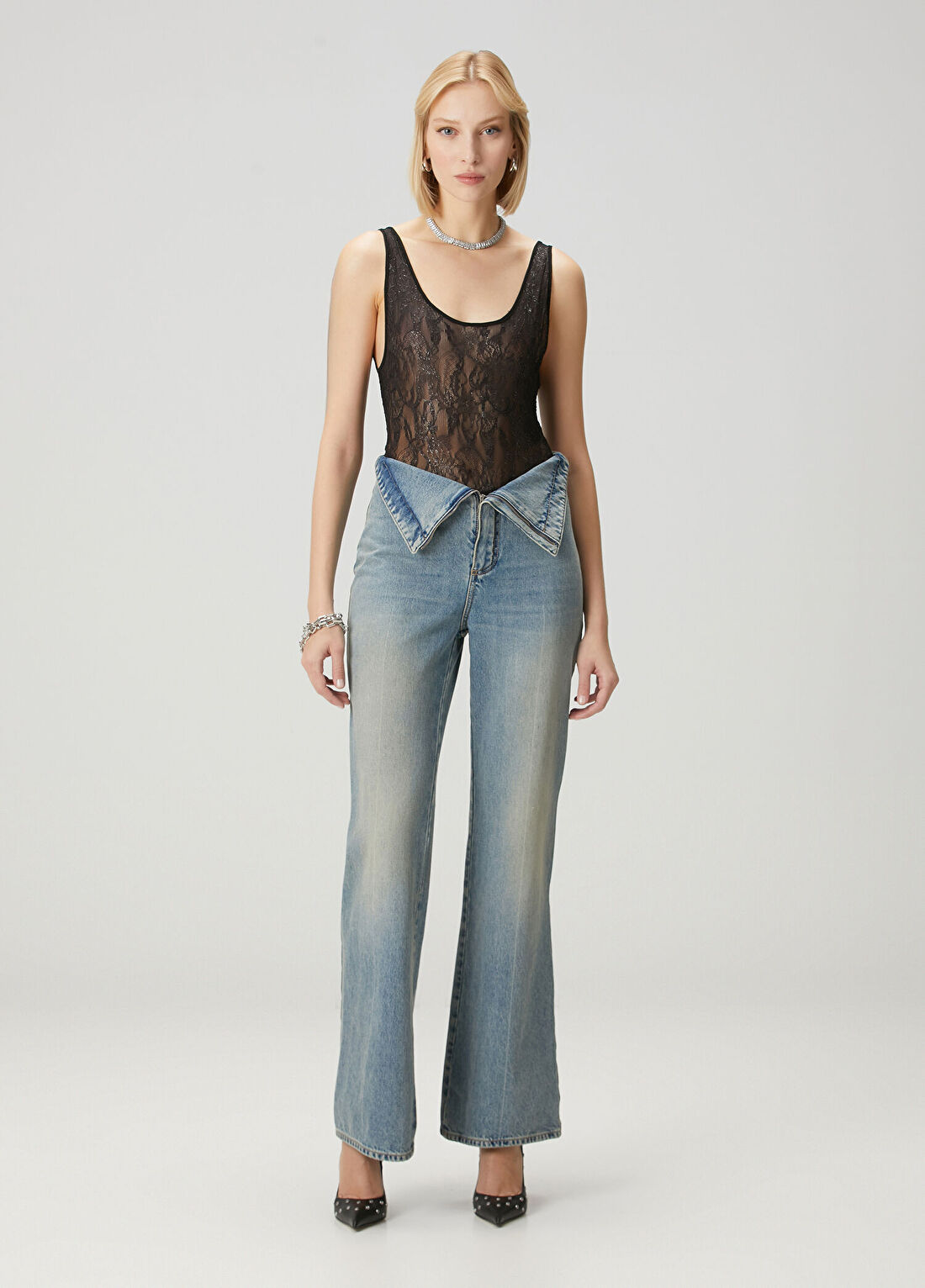 McQueen Mavi Jean Pantolon