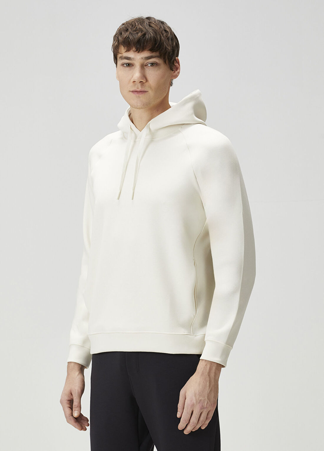 lululemon Smooth Spacer Fildişi Kapüşonlu Sweatshirt