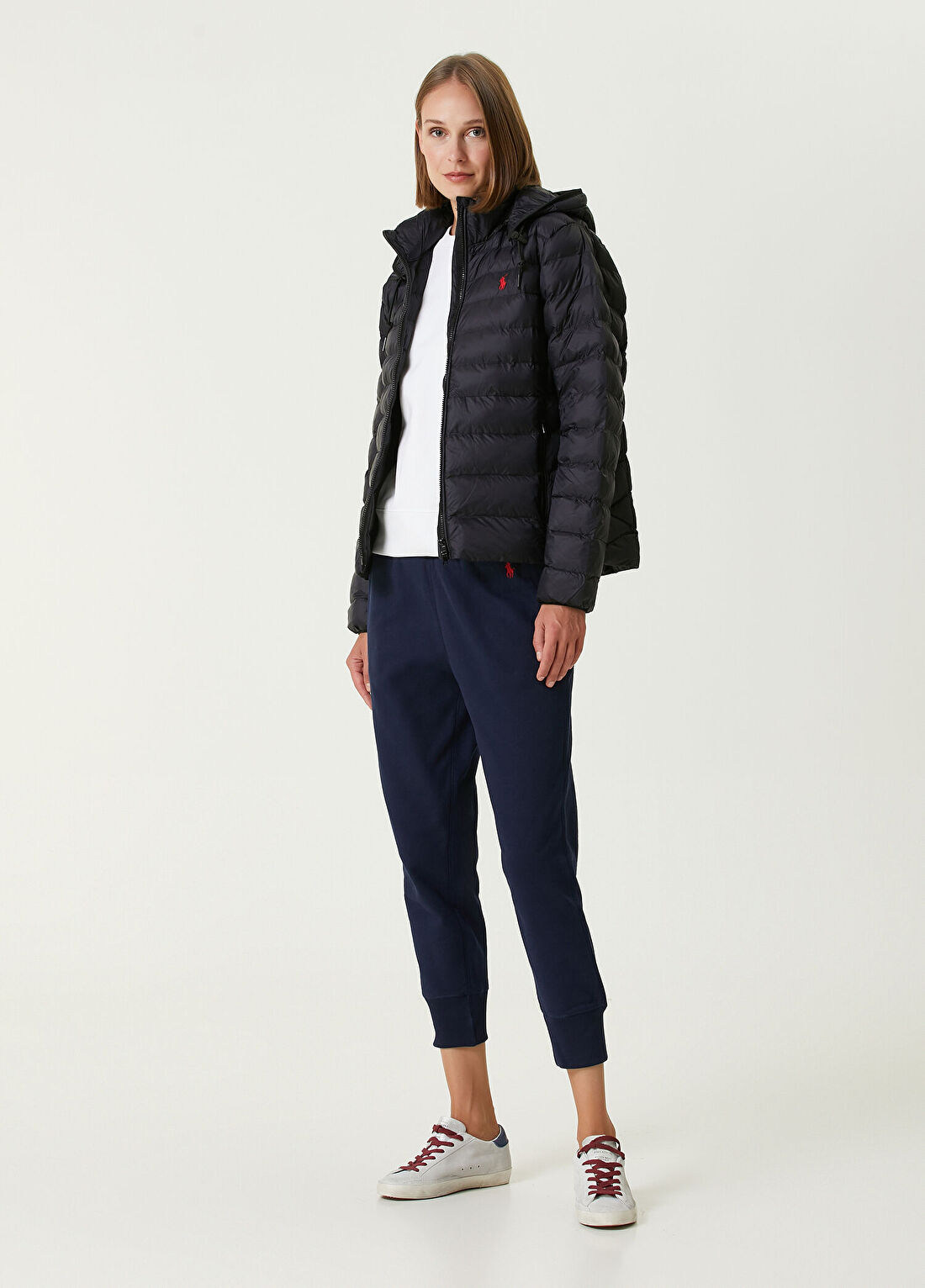 Polo Ralph Lauren Siyah Kapüşonlu Mont görsel 2