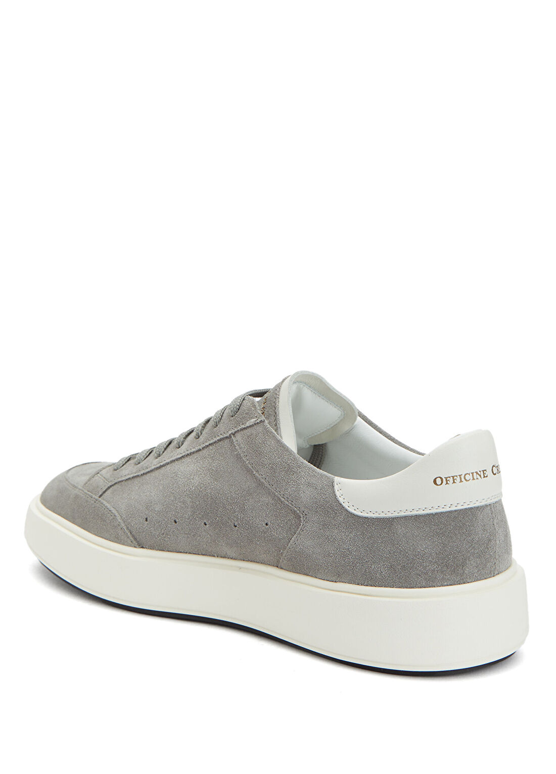 Officine Creative Açık Bej Erkek Süet Sneaker görsel 3
