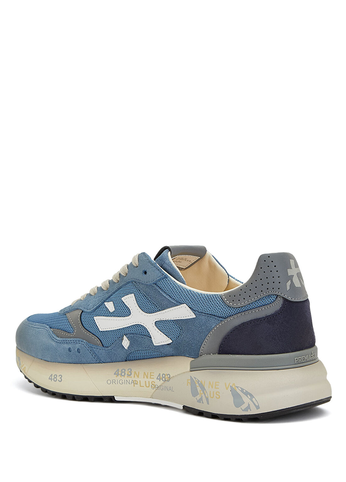 Premiata Mick Lacivert Beyaz Erkek Sneaker görsel 3