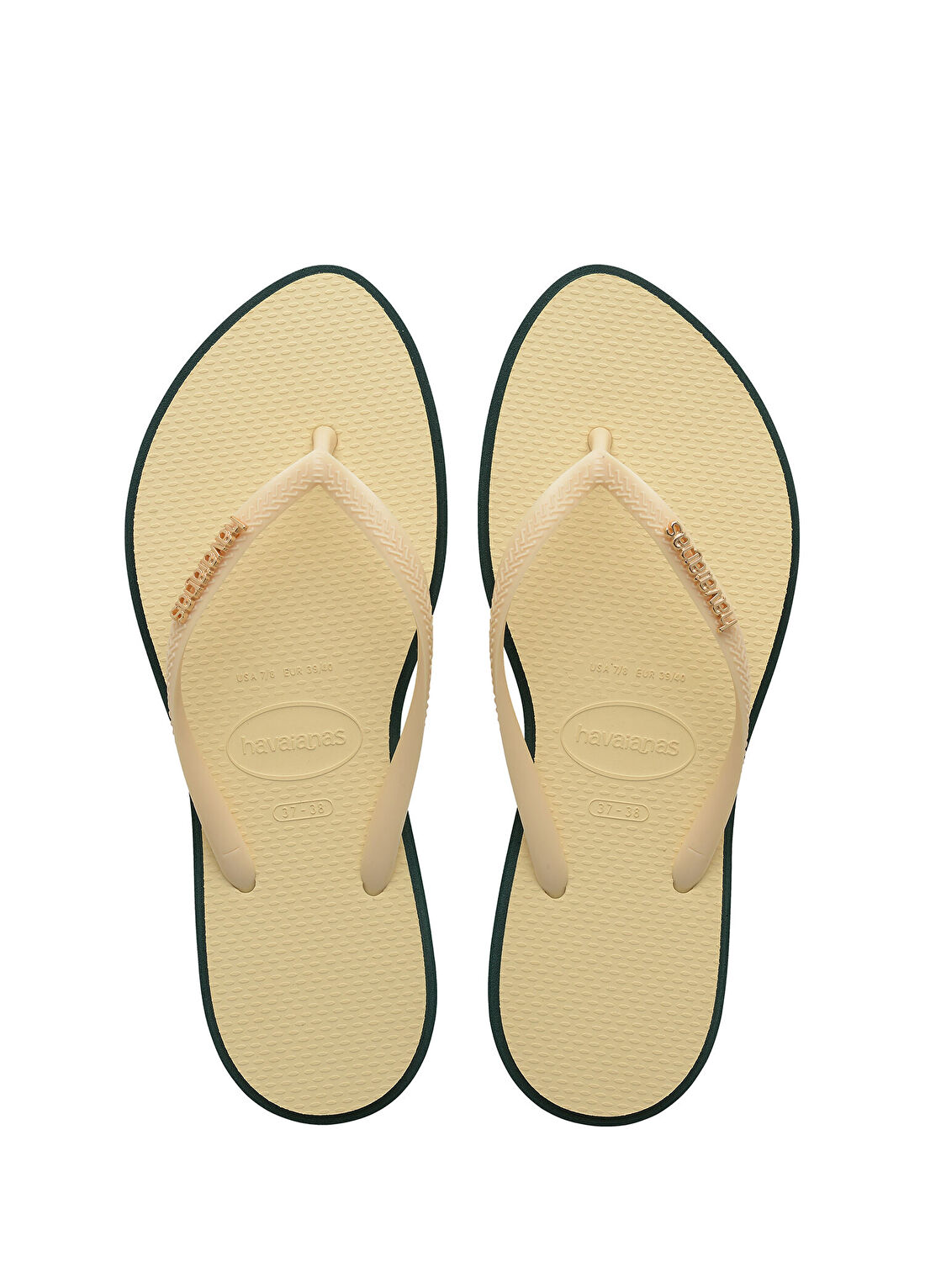 Havaianas Slim Point Bej Kadın Plaj Terliği