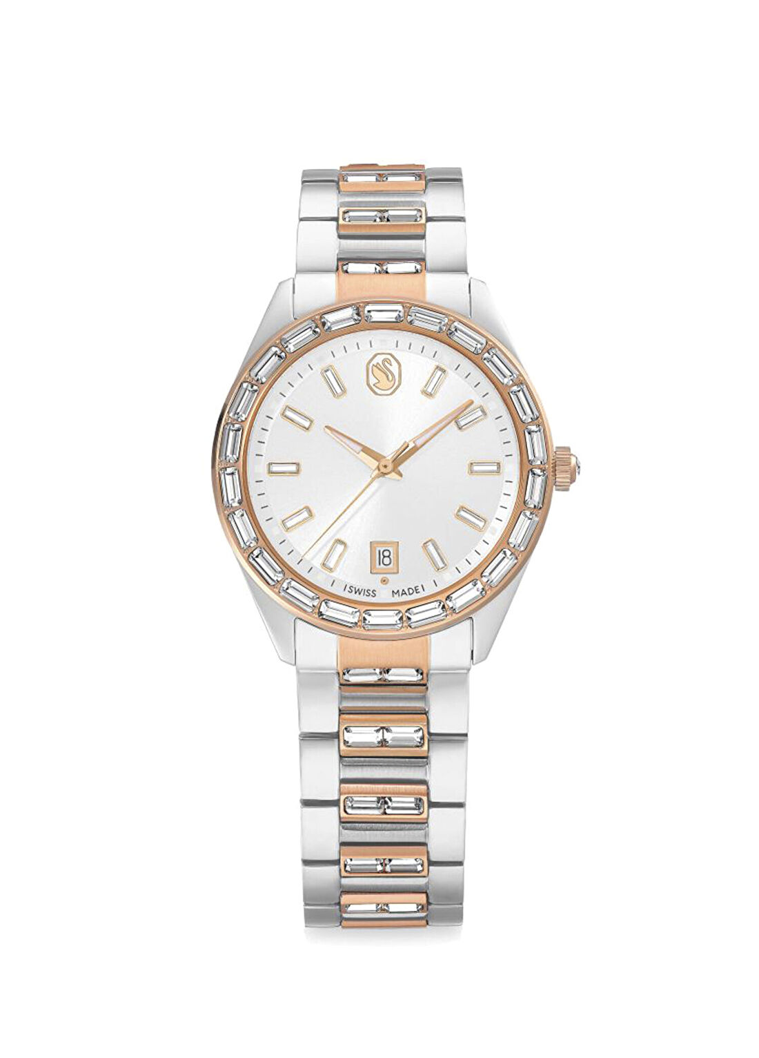 Swarovski Matrıx Mb Sts Whıte Sts Pro Bronz Çelik Kadın Kol Saati