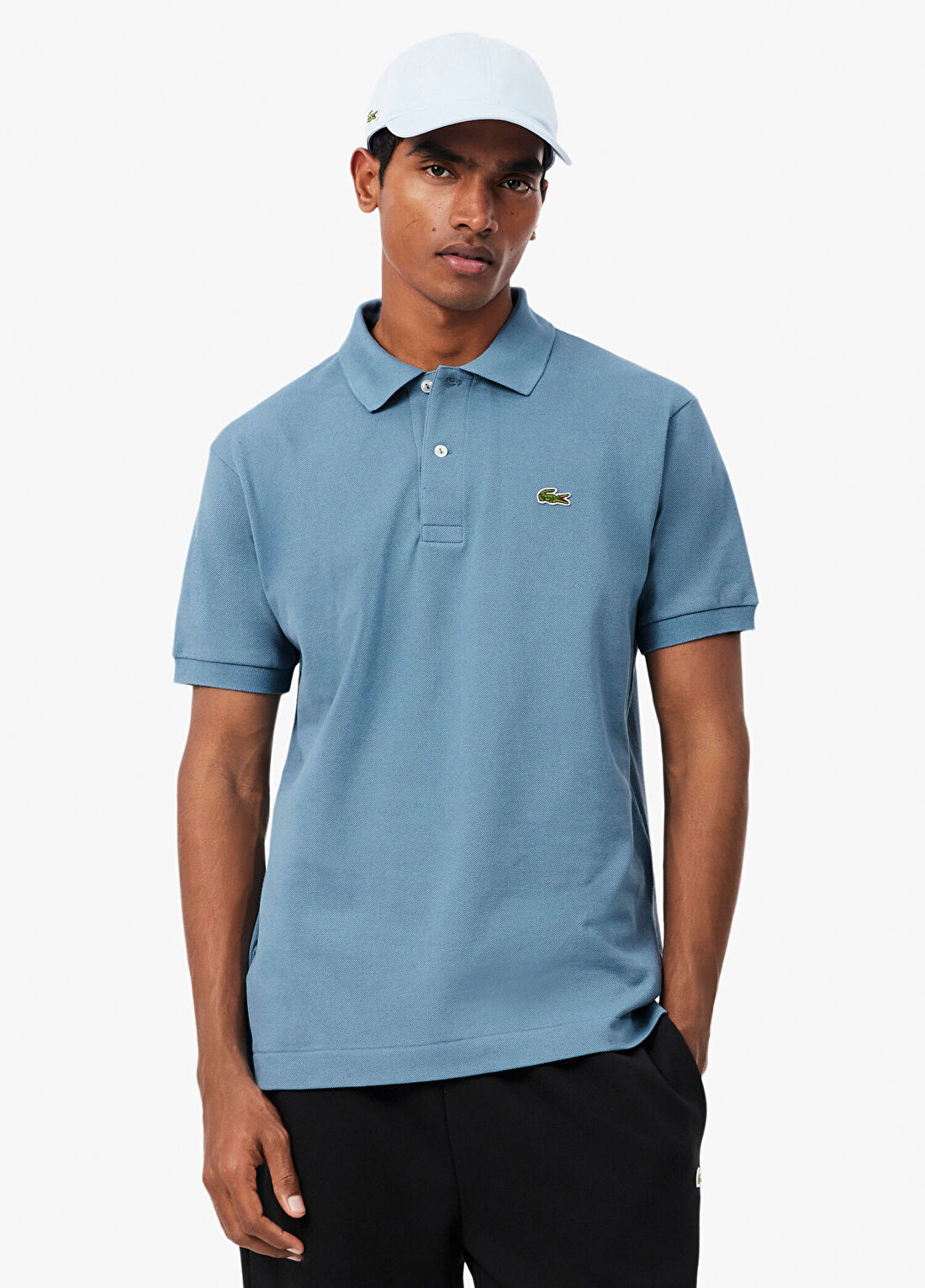 Lacoste L.12.12 Mavi Classic Fit Polo Yaka Kısa Kollu Erkek T-Shirt