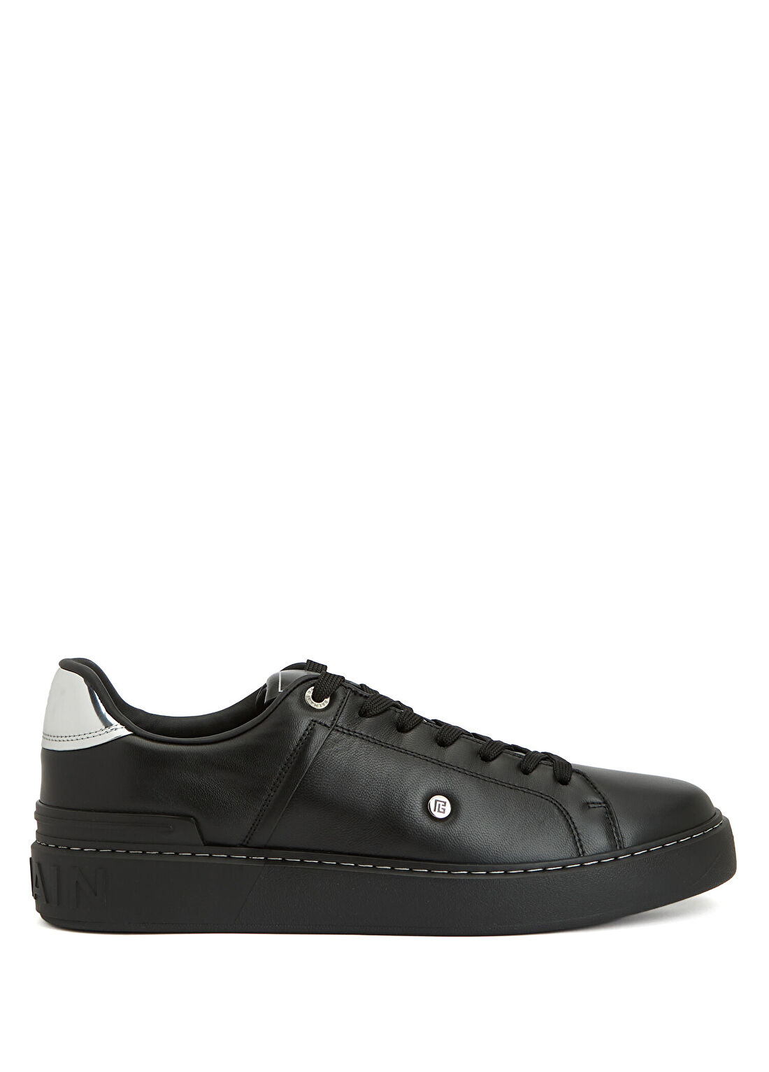 Balmain B-Court Siyah Erkek Deri Sneaker