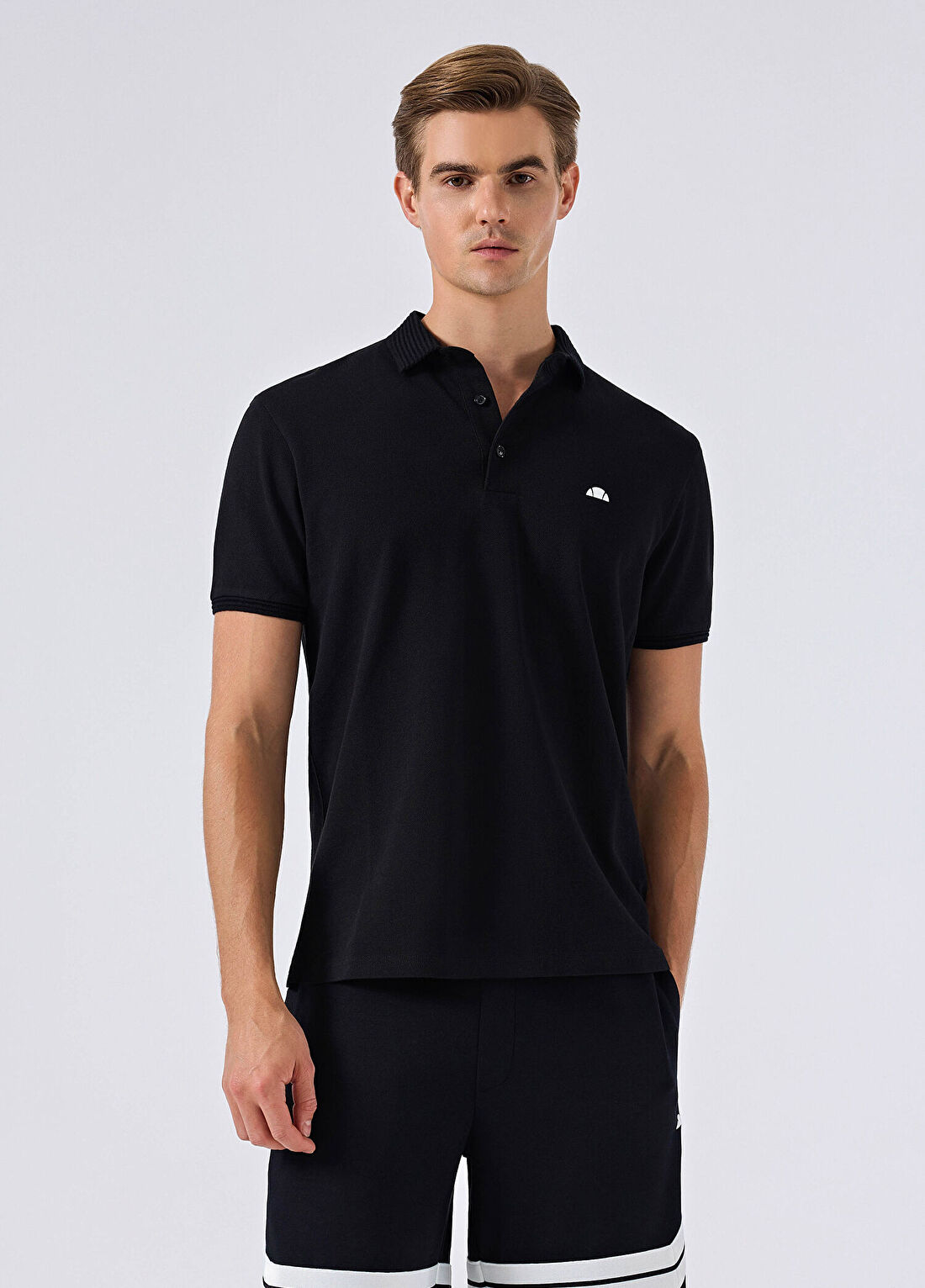 Ellesse Siyah Polo Yaka Kısa Kollu Erkek T-shirt 6SM5062-BK