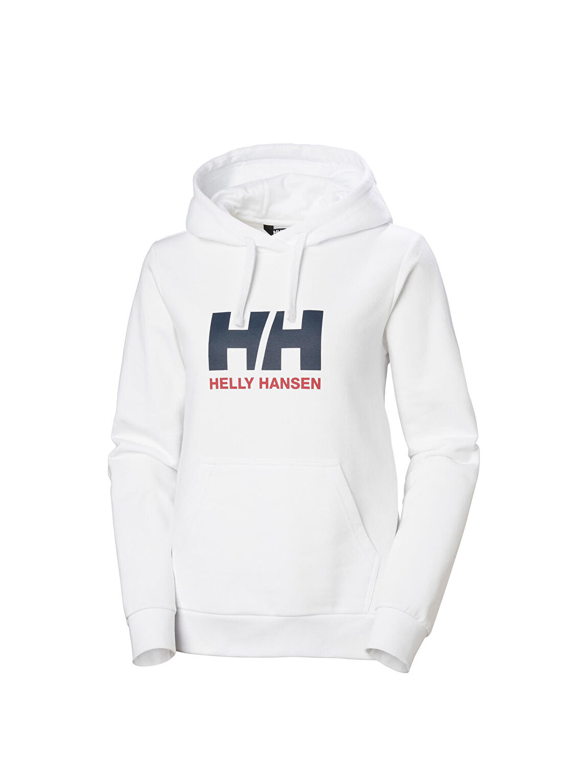 Helly Hansen W HH Logo White Pamuklu Kapüşonlu Kadın Sweatshirt 2.0