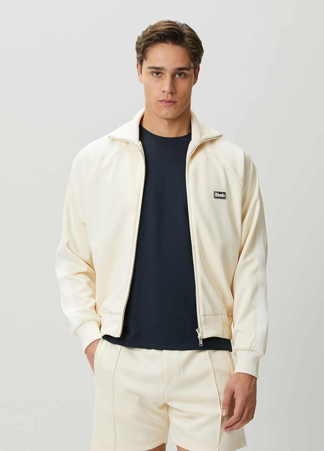 Rhude Madera Krem Sweatshirt