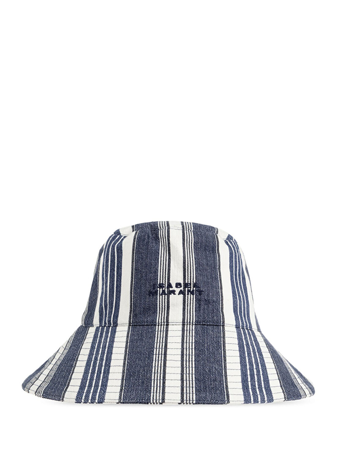 Isabel Marant Shaelyn Mavi Çizgili Kadın Bucket Şapka