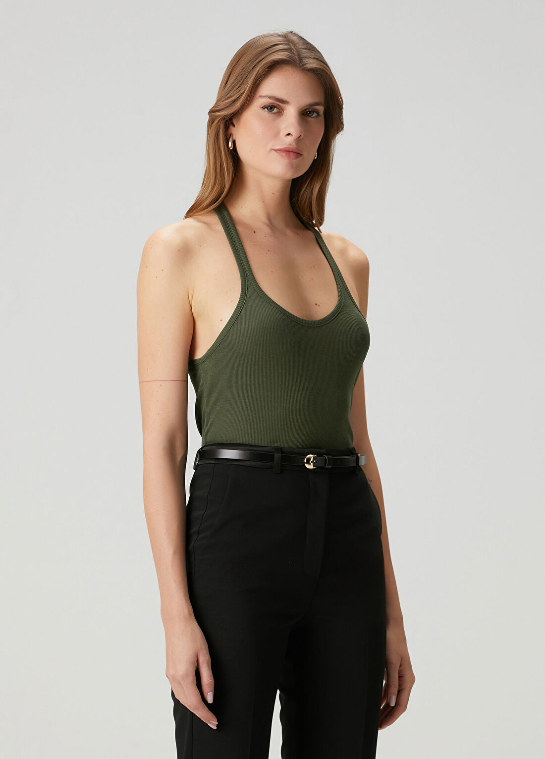 Tom Ford Koyu Yeşil Jersey Atlet görsel 3