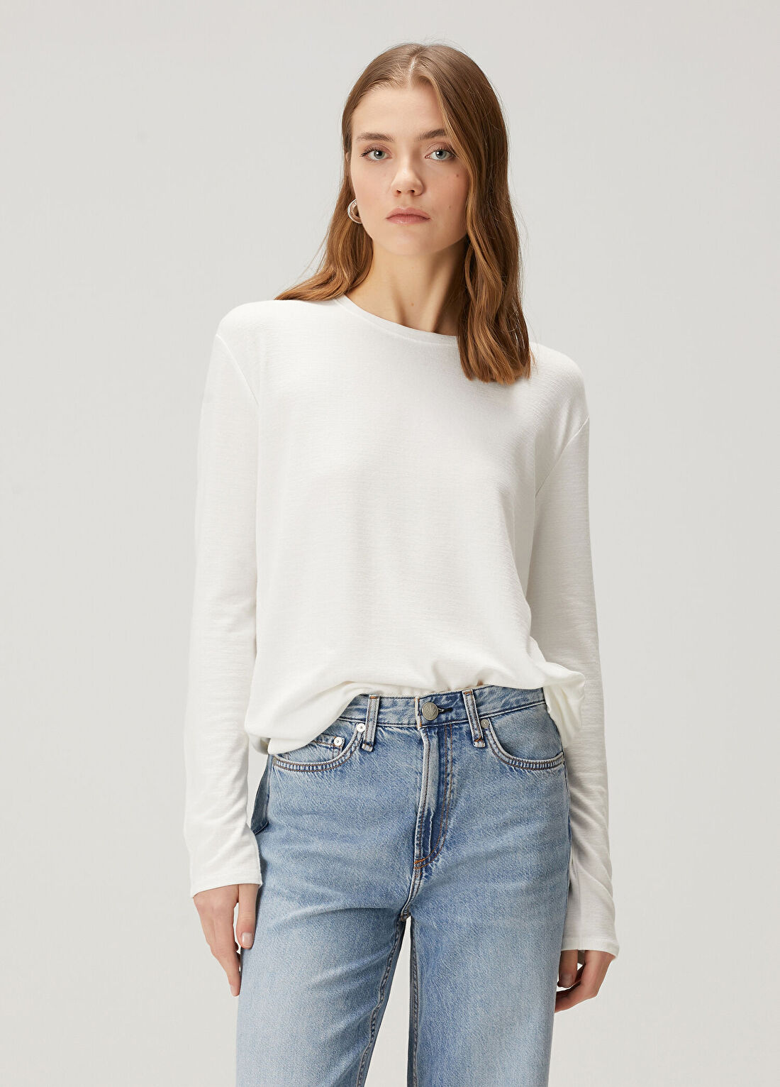Rag&Bone Beyaz Uzun Kol T-shirt