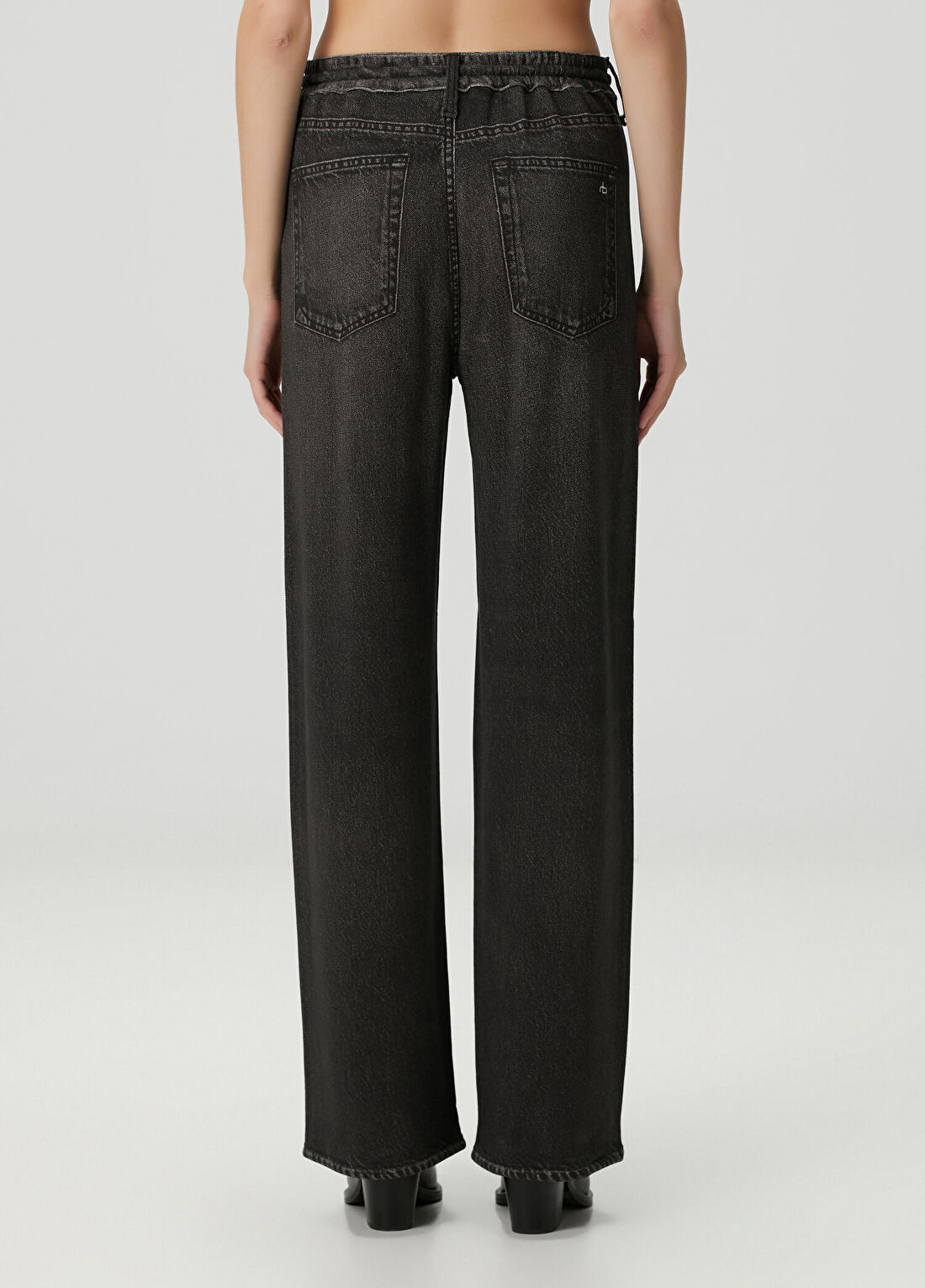 Rag&Bone Miramar Koyu Gri Jean Pantolon görsel 4