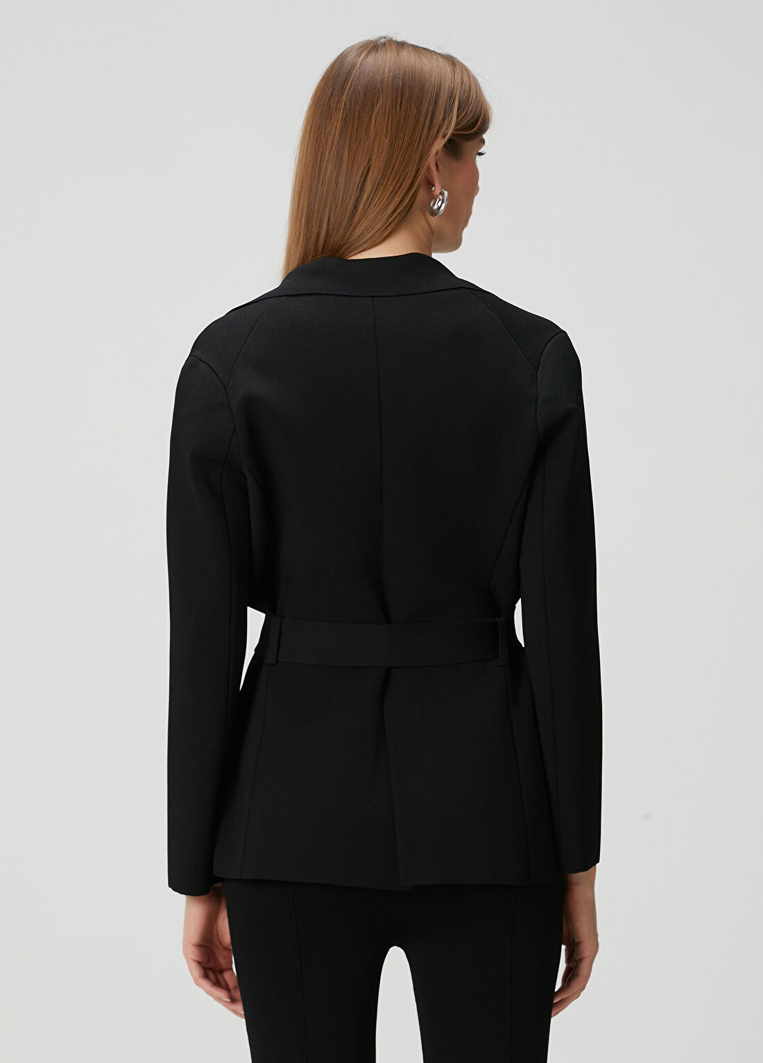 Theory Relaxed Fit Siyah Blazer görsel 4