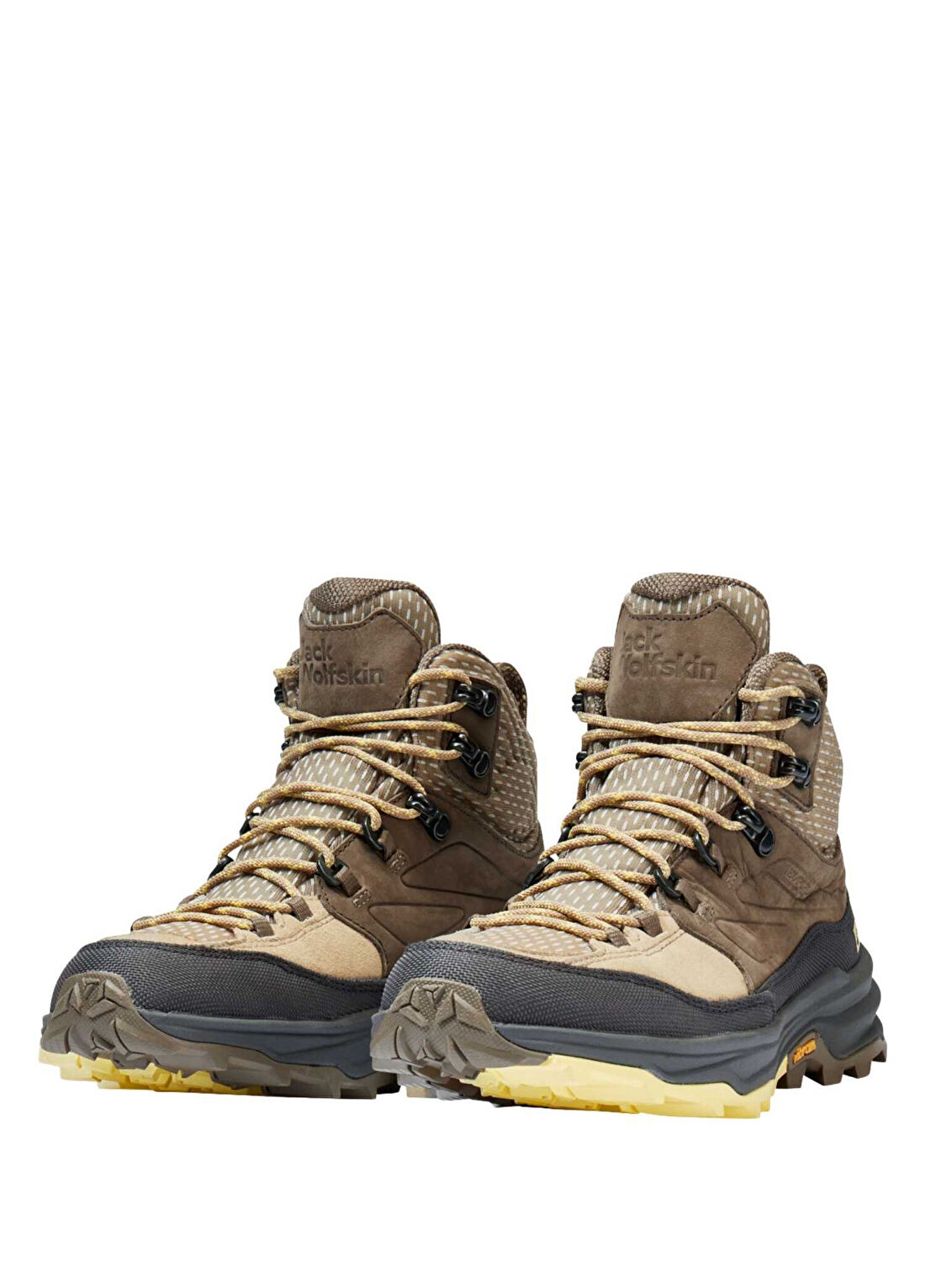 Jack Wolfskin Cyrox Texapore Mid Bej Kadın Bot görsel 3