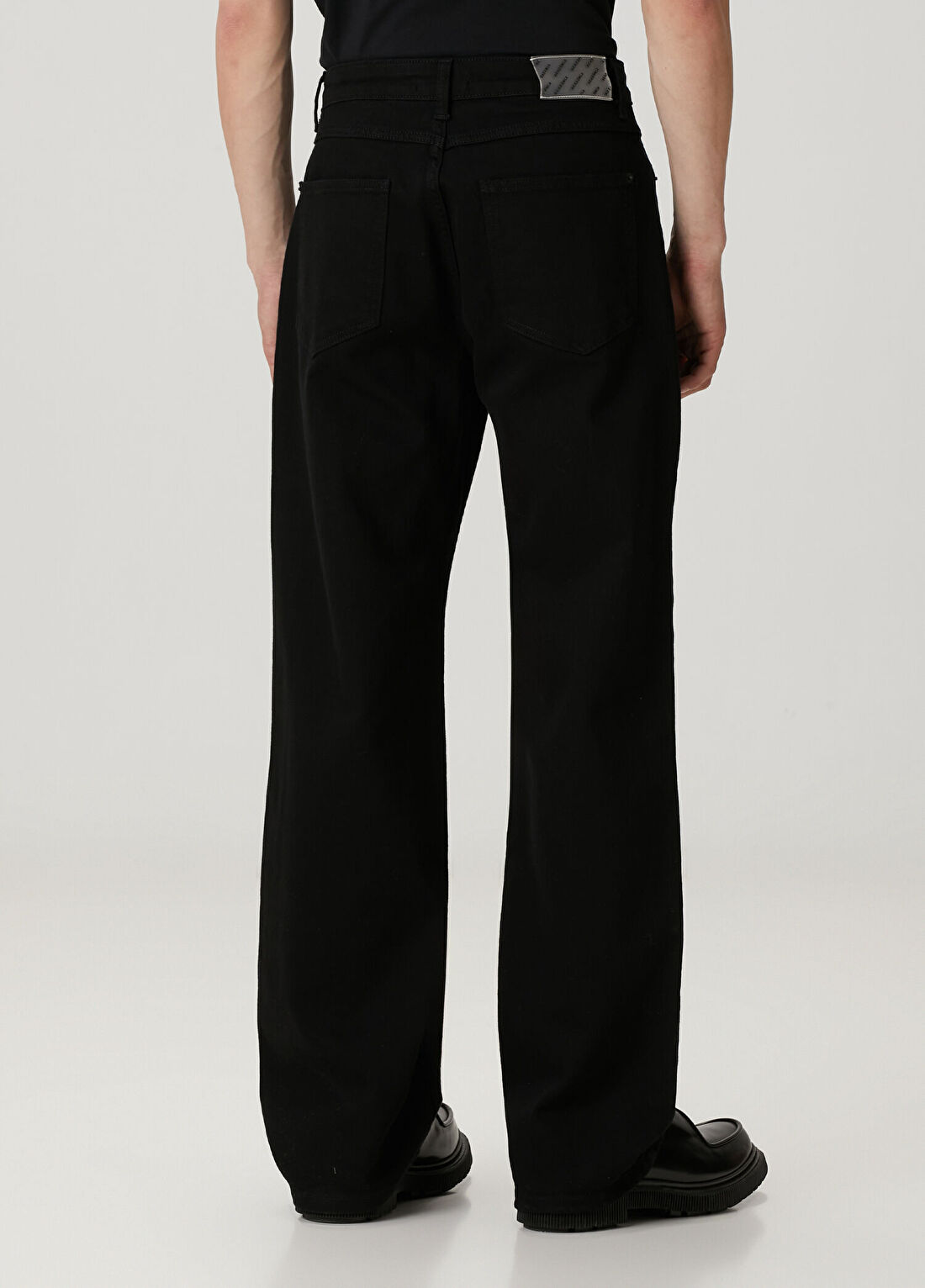 Academia Straight Fit Siyah Jean Pantolon görsel 3
