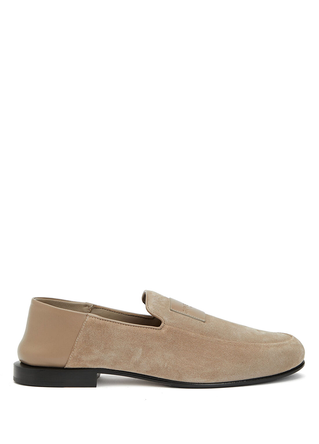 Givenchy Label Bej Erkek Süet Loafer
