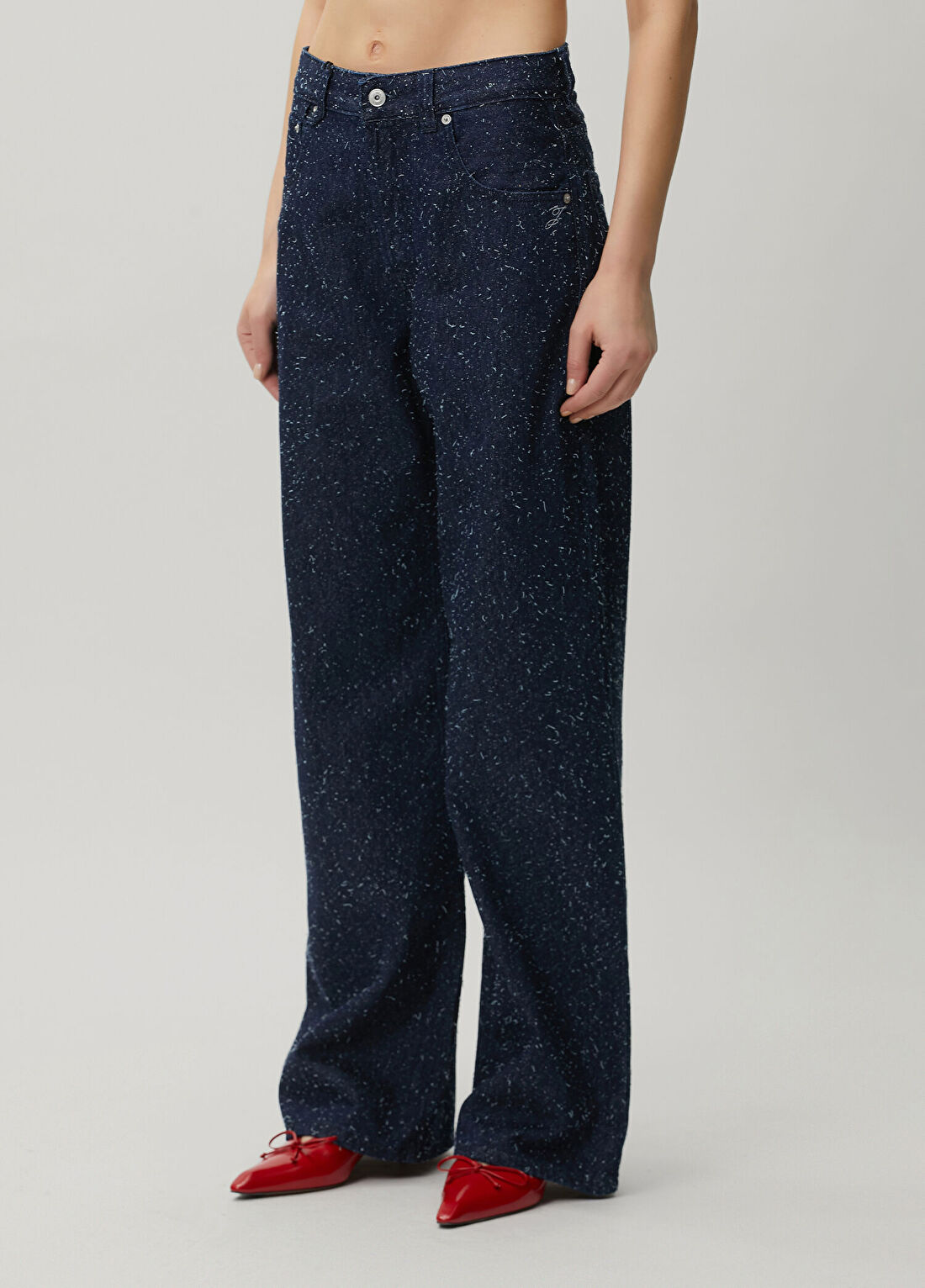 Jacquemus Nimes Large Lacivert Jean Pantolon görsel 3