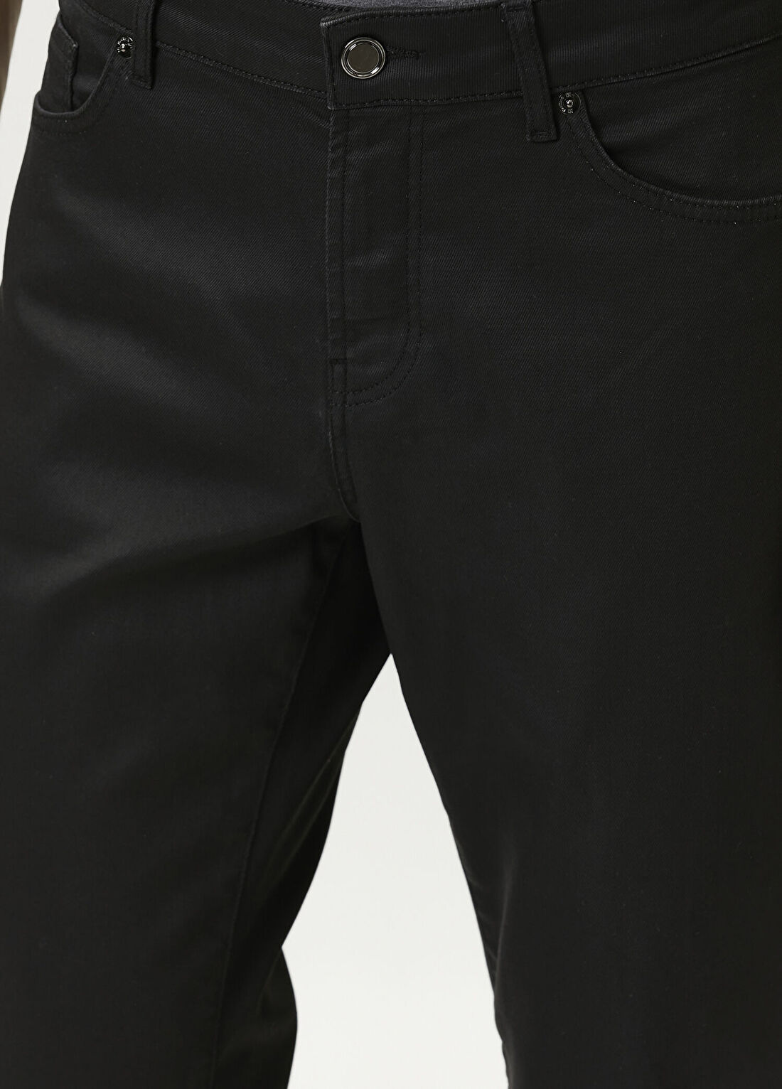 Network Siyah Kaplamalı Denim Pantolon görsel 4