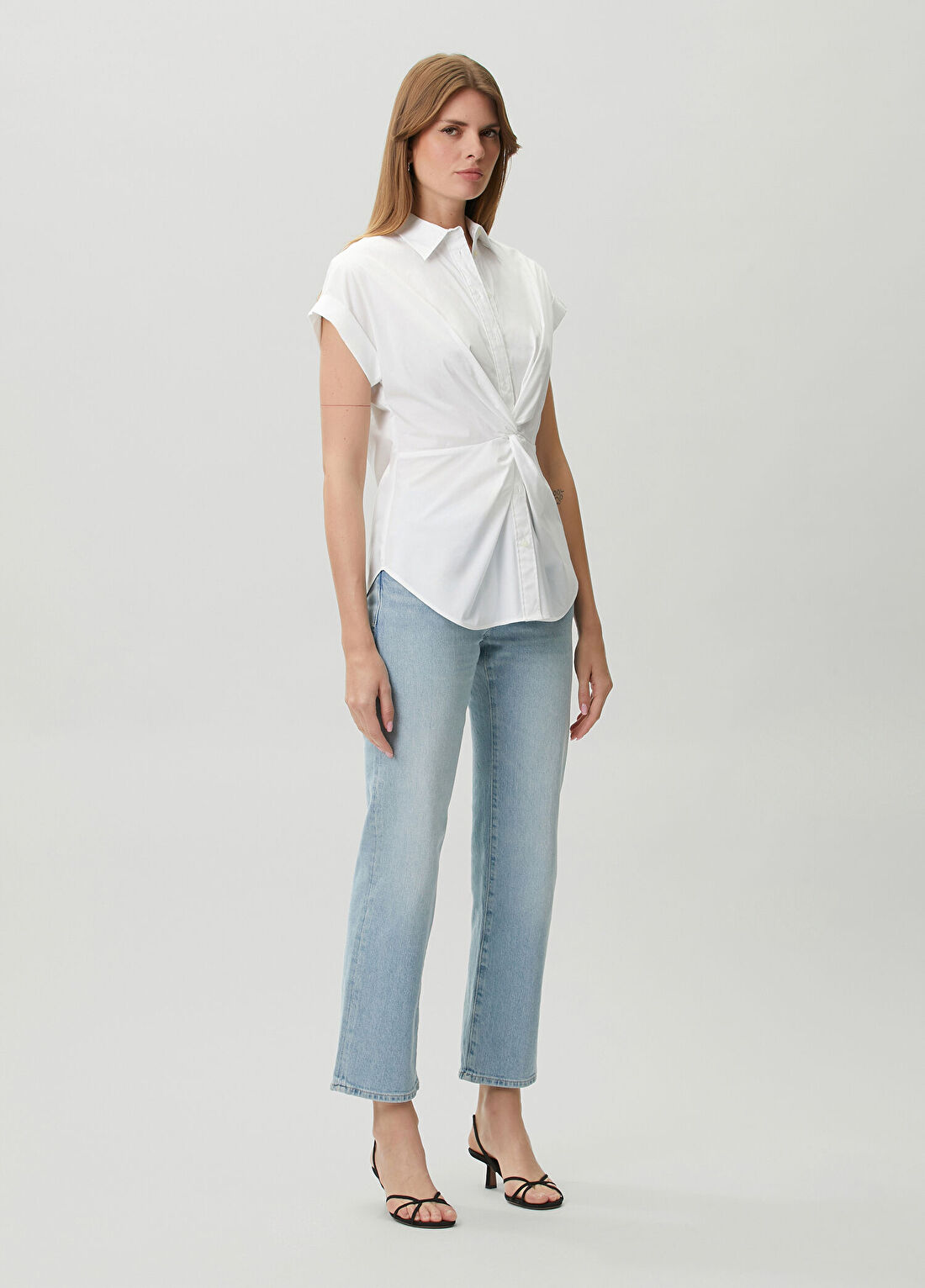Lauren Ralph Lauren Beyaz Gömlek görsel 2
