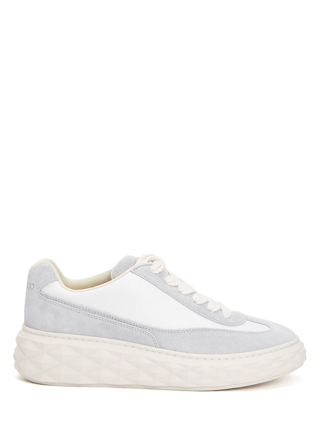 Jimmy Choo Beyaz Erkek Deri Sneaker