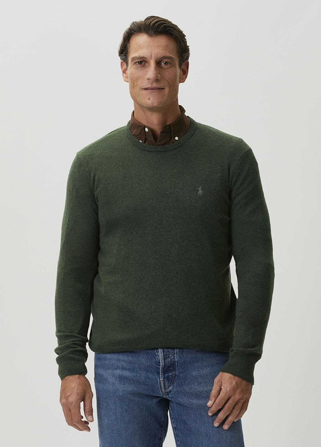 Polo Ralph Lauren Koyu Yeşil Yün Kazak