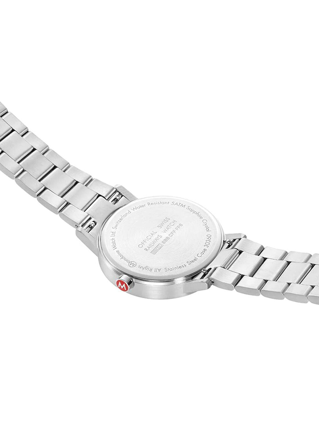 Mondaine Classic A660.30360.81SBJ Metalik Gri Çelik Erkek Kol Saati görsel 3