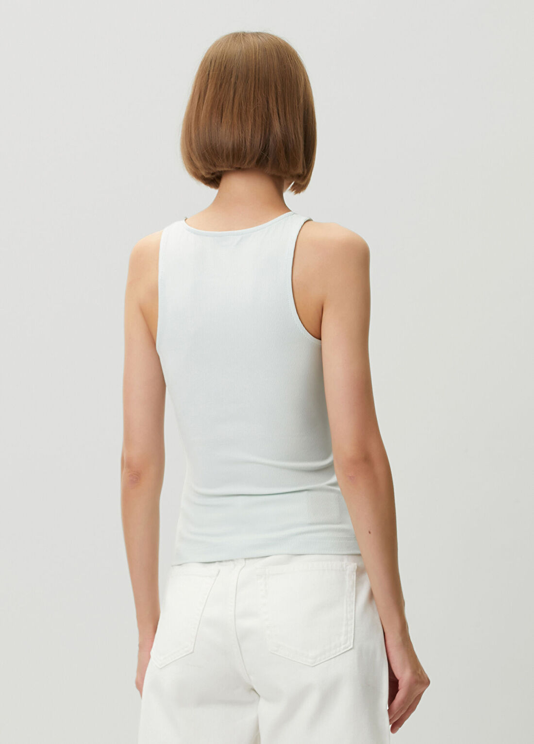 Guess Su Yeşili Logolu Atlet görsel 4