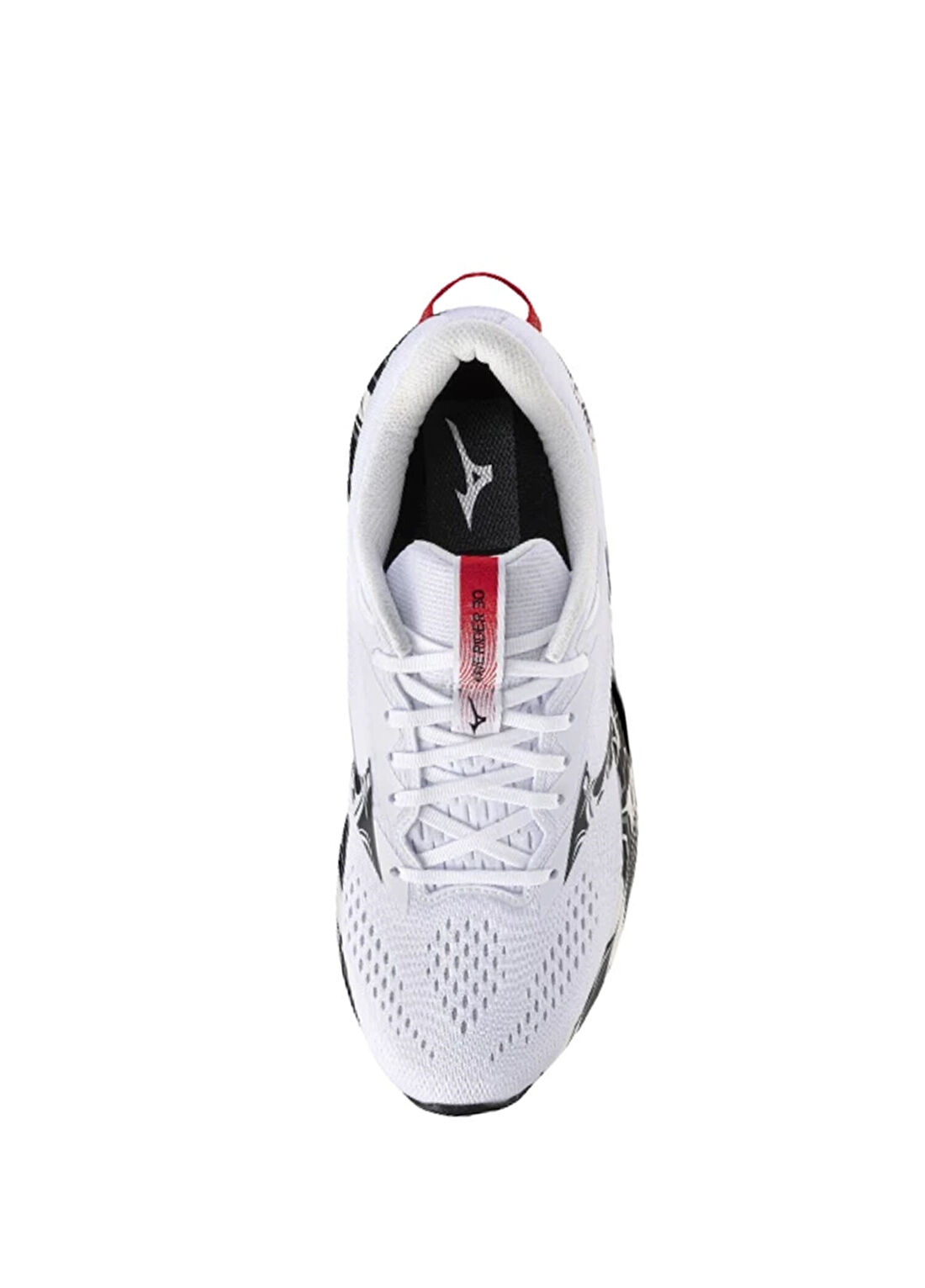 Mizuno Wave Rider 30 Beyaz Siyah Unisex Koşu Ayakkabısı görsel 3