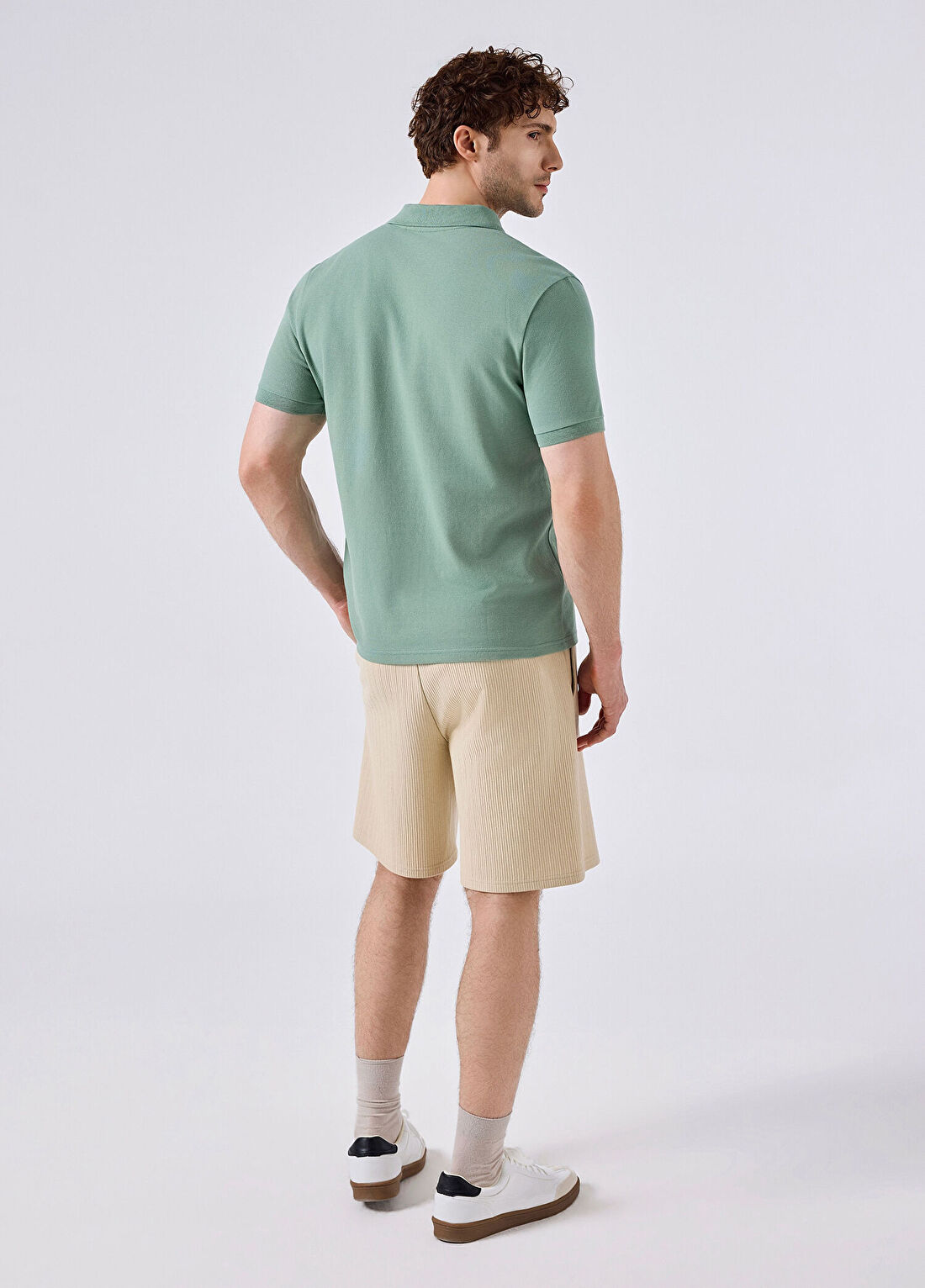 Ellesse Mint Polo Yaka Kısa Kollu Erkek T-shirt 6SM5044-MNT görsel 4