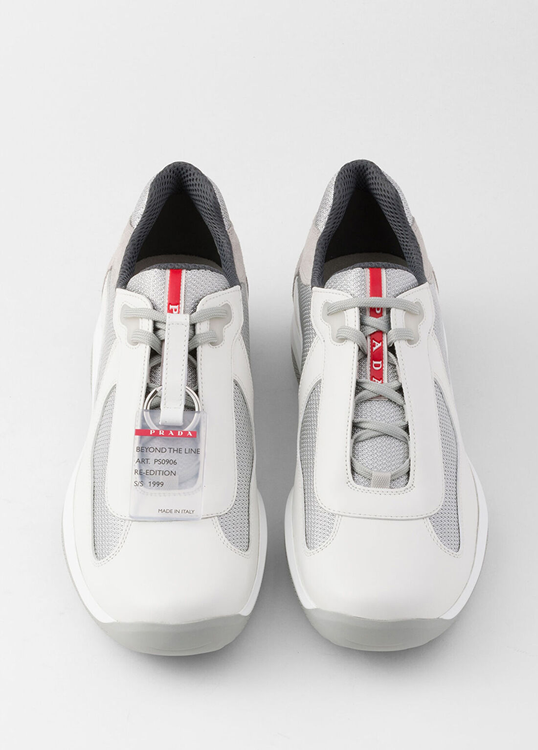 Prada America’s Cup Original Beyaz Erkek Spor Ayakkabı görsel 4