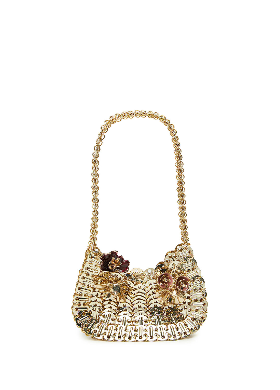 Rabanne Sac A Main Small Gold Kadın Çelik Çanta