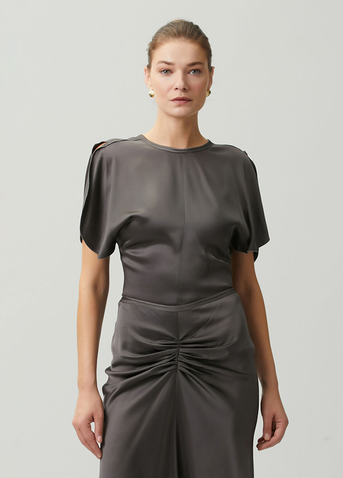 Victoria Beckham Kahverengi Bluz