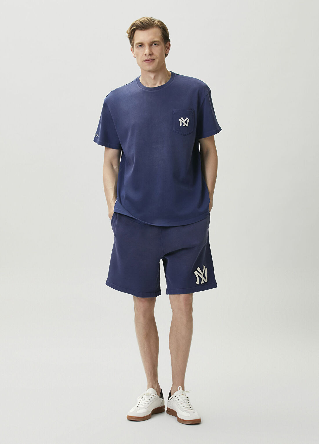 Polo Ralph Lauren Mavi Logo Detaylı T-shirt görsel 2