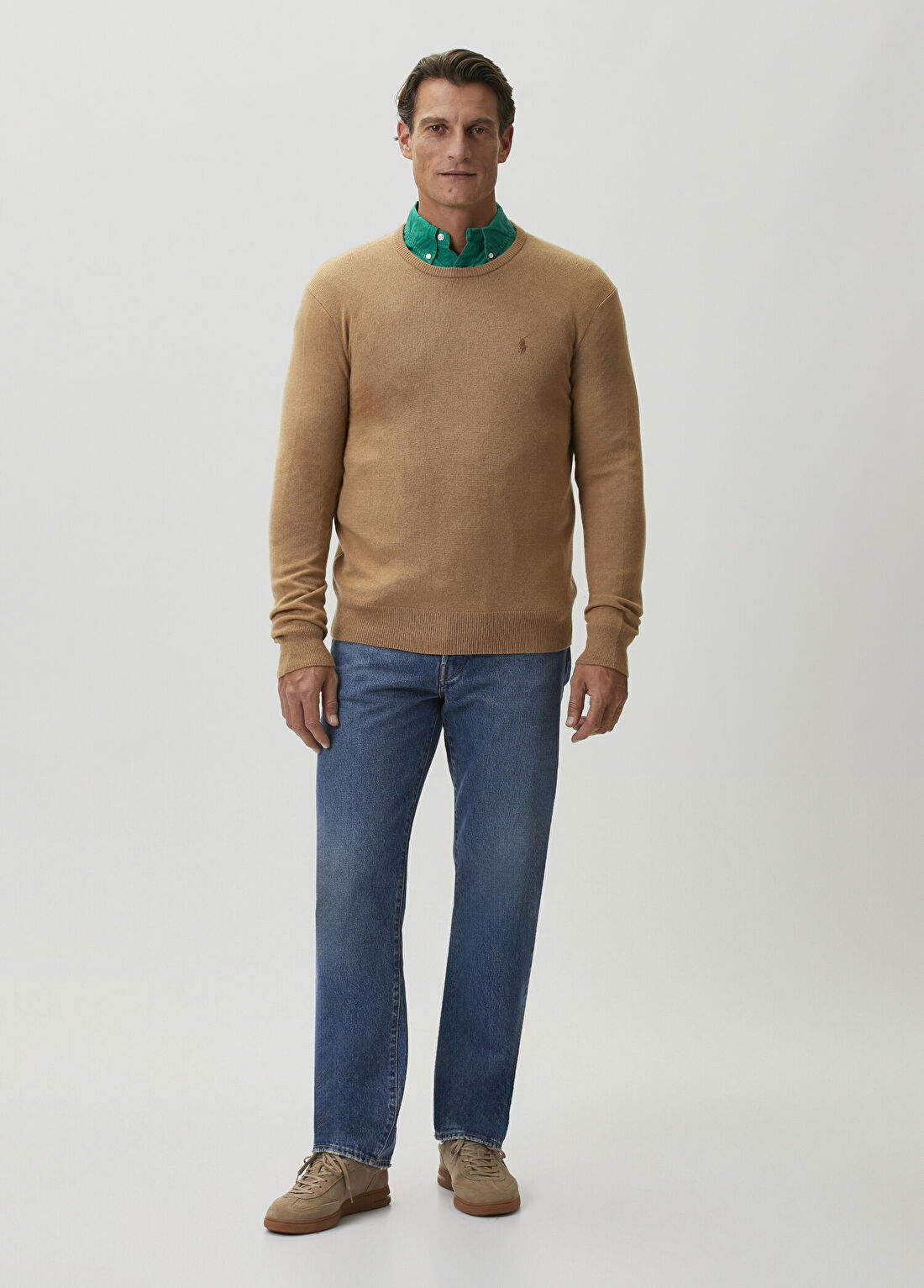 Polo Ralph Lauren Camel Yün Kazak görsel 2