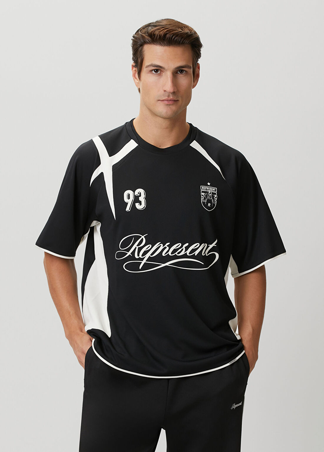 Represent Star Football Siyah T-shirt