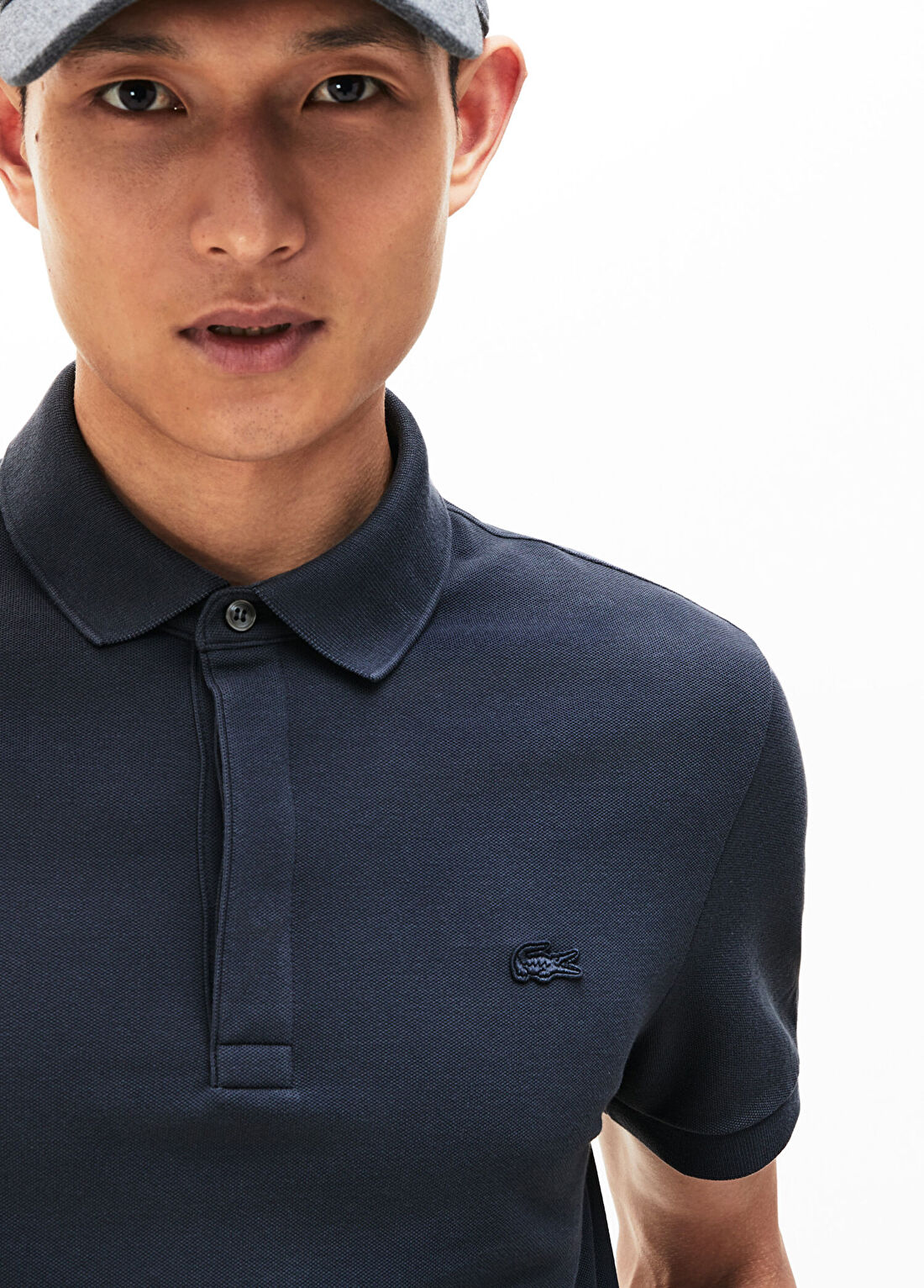 Lacoste Koyu Gri Regular Fit Paris Polo Yaka Kısa Kollu Erkek T-Shirt