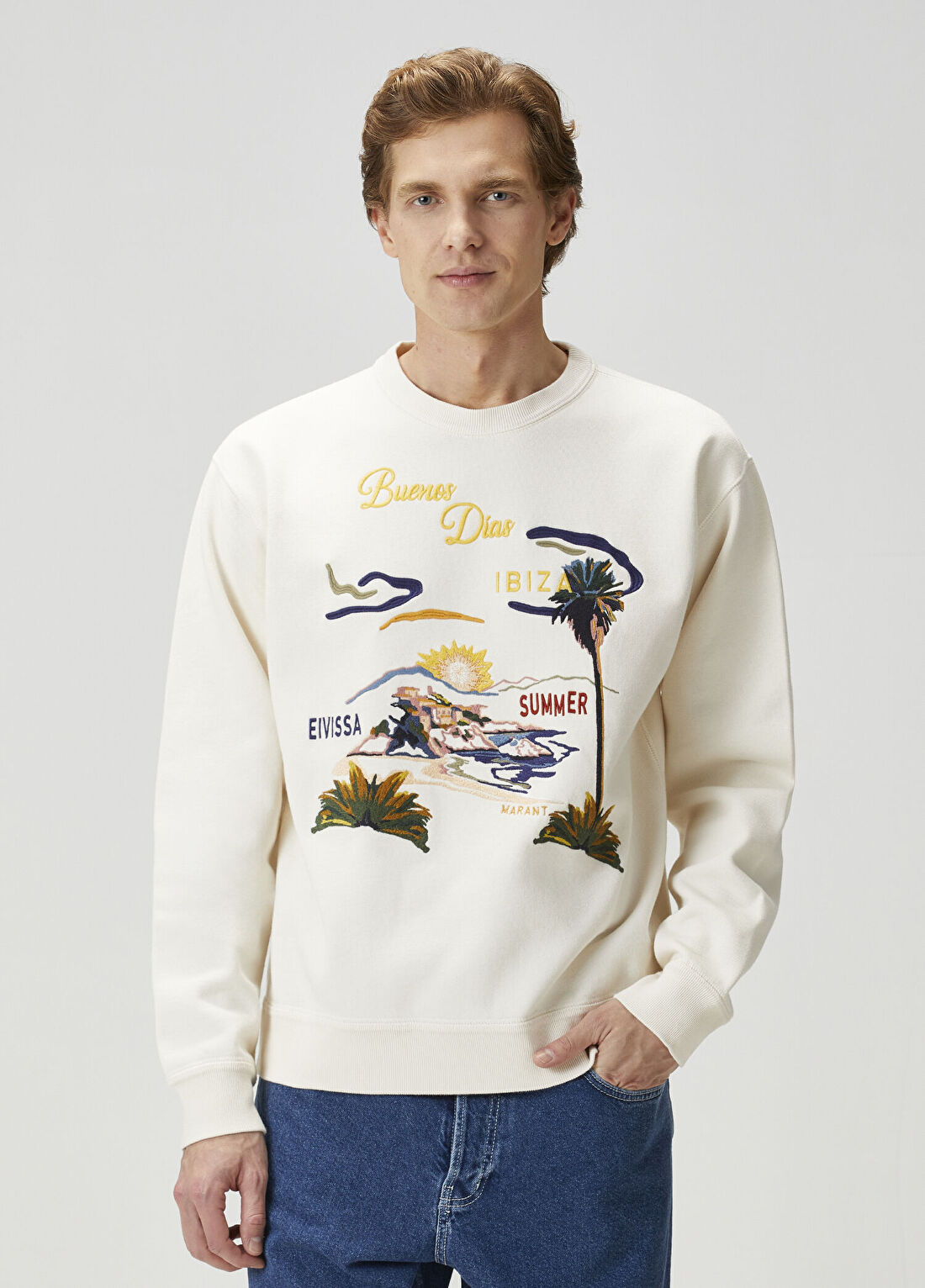 Marant Mikoy Ekru Sweatshirt