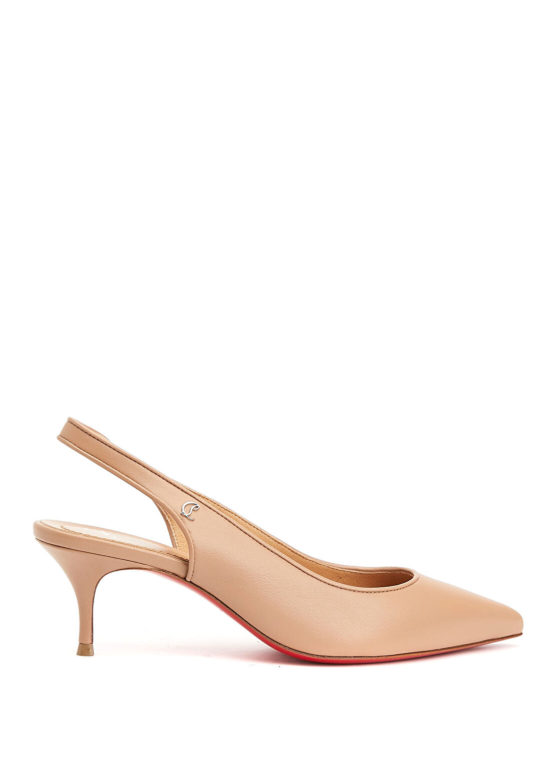 Christian Louboutin Kate Nude Deri Topuklu Ayakkabı