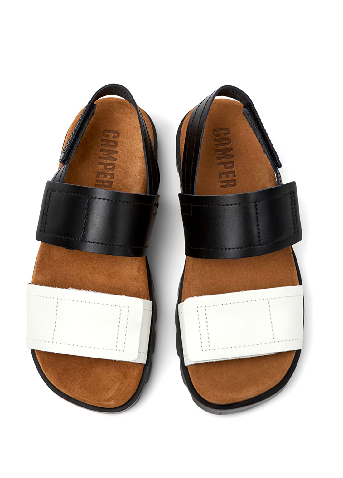Camper Brutus Renkli Deri Kadın Sandalet K201323-018 görsel 4