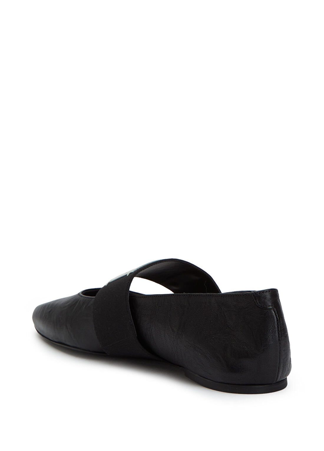 Givenchy Siyah Logo Bantlı Kadın Deri Loafer görsel 3