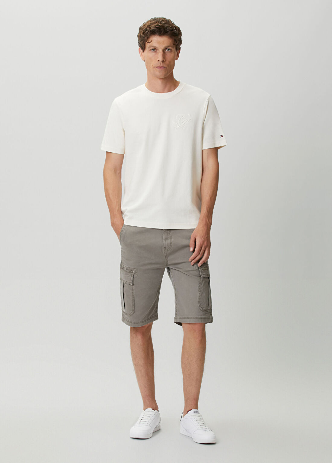 Tommy Jeans Otis Gri Kargo Şort