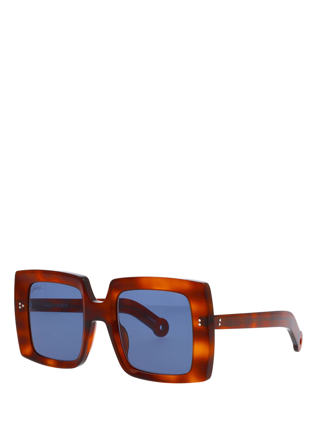 Hally&Son HS891 49 S03 Kahverengi Asetat Kadın Güneş Gözlüğü görsel 2